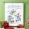 Herrschners Frosty Friends Lap Quilt Top Stamped Cross-Stitch Kit